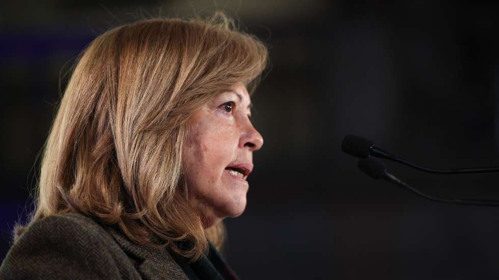 A ministra da Administração Interna, Margarida Blasco, preside ao lançamento da Campanha de Natal e Ano Novo 2024/2025 “Festas MAIs Seguras no Museu Nacional dos Coches, Lisboa, 16 de dezembro de 2024.  ANDRÉ KOSTERS/LUSA