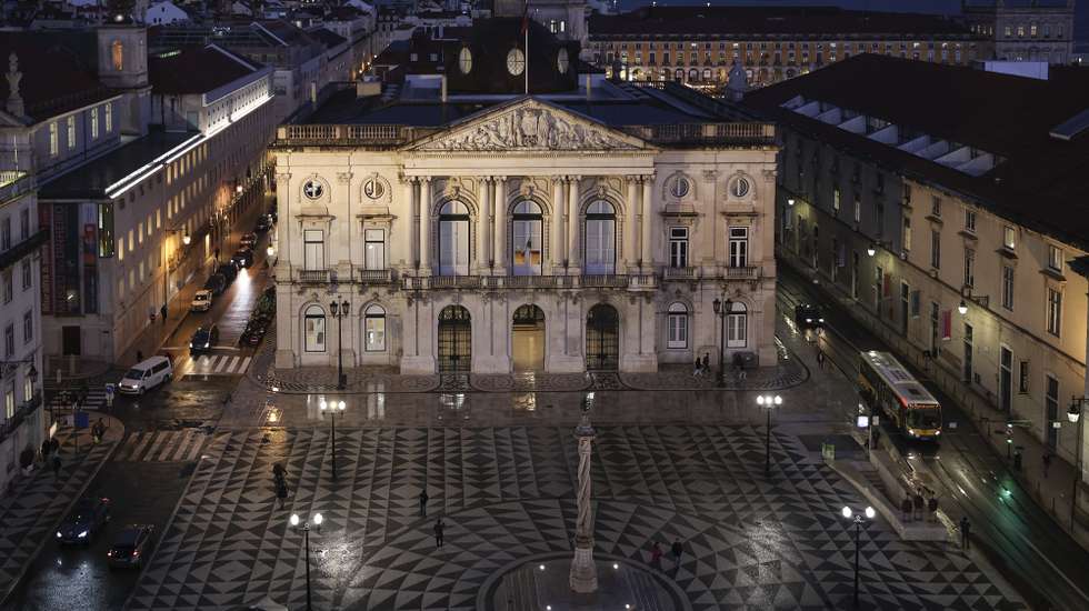 O edifício dos Paços do Concelho, que alberga a Câmara Municipal de Lisboa, Praça do Município, 9 de fevereiro de 2024. CARLOS M. ALMEIDA/LUSA