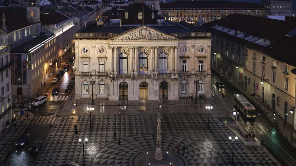 O edifício dos Paços do Concelho, que alberga a Câmara Municipal de Lisboa, Praça do Município, 9 de fevereiro de 2024. CARLOS M. ALMEIDA/LUSA