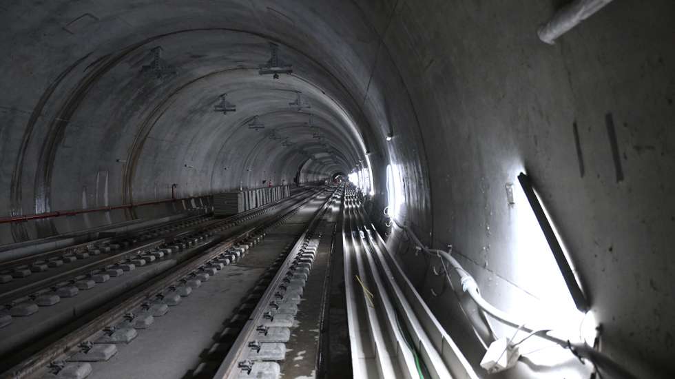 Obras da Linha Rosa da Metro do Porto. Porto, 09 de janeiro de 2026. FERNANDO VELUDO/LUSA