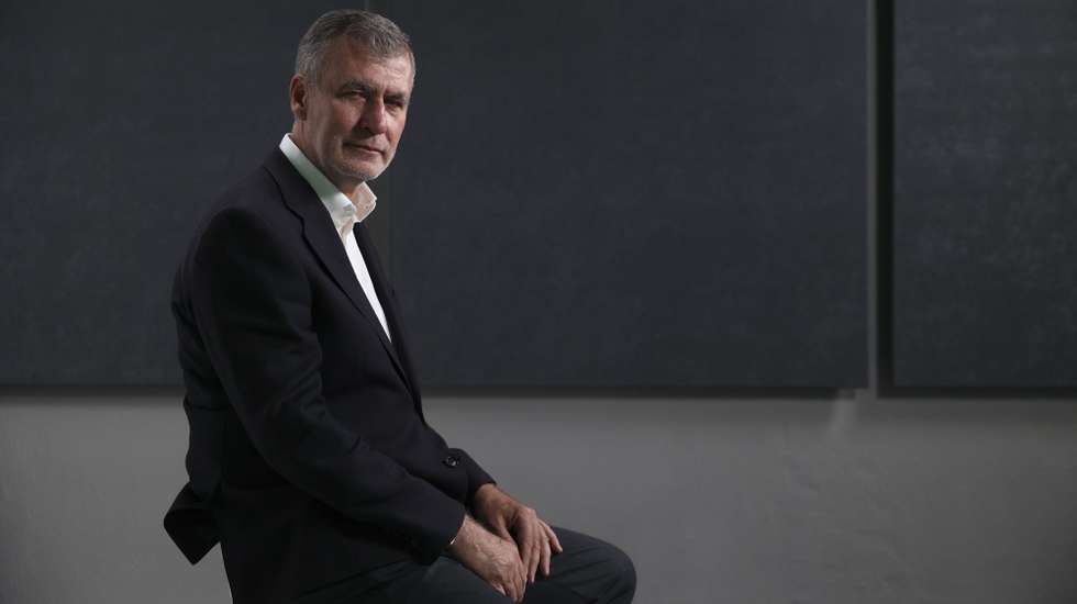 Entrevista à agencia Lusa do candidato à Presidência da República, Gouveia e Melo, Lisboa, 16 de outubro de 2025. (ACOMPANHA TEXTO DO DIA DE 18 DE OUTUBRO DE 2025). ANDRÉ KOSTERS/LUSA