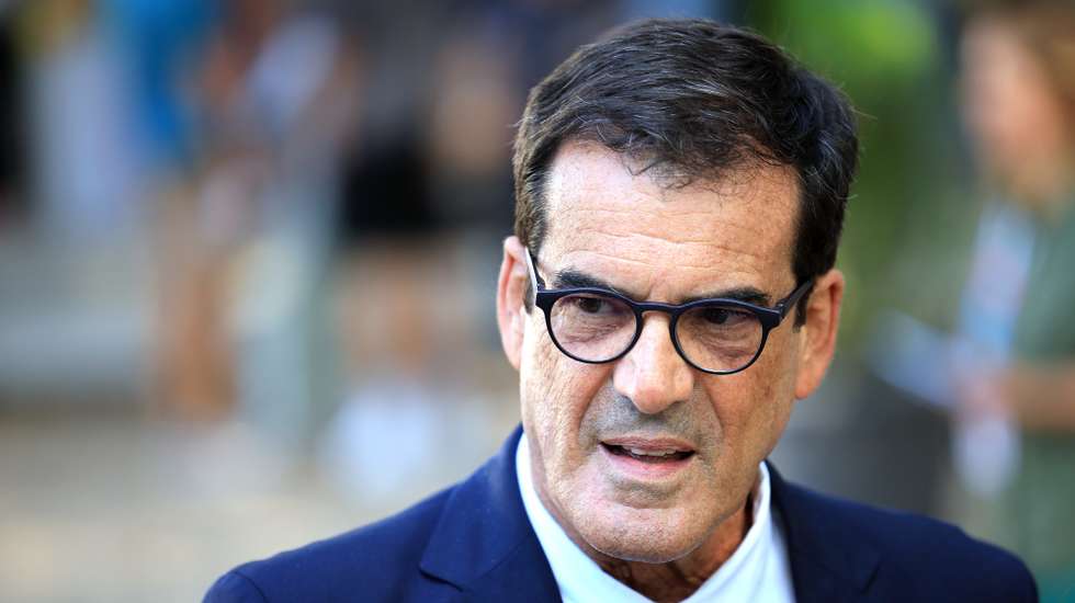 O presidente da câmara Municipal do Porto, Rui Moreira, durante uma visita à 11.ª edição da Feira do Livro do Porto, 02 de setembro 2024. ESTELA SILVA/LUSA