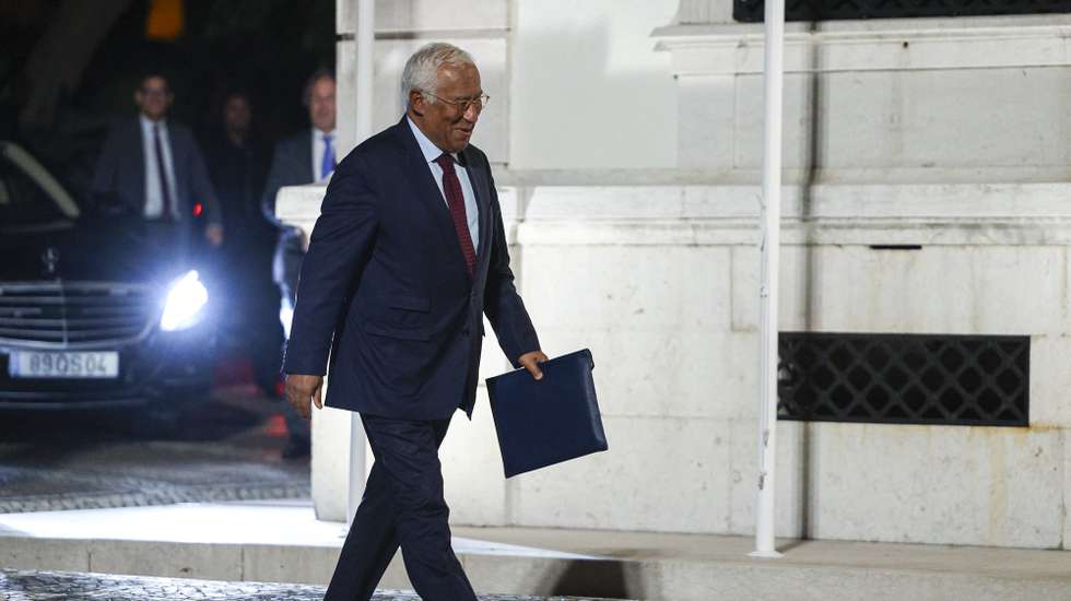 The President of the European Council, Antonio Costa, arrives for a meeting with the Prime Minister of Portugal, Luís Montenegro (not in the picture) at Sao Bento Palace in Lisbon, Portugal, 10 of September 2026. MIGUEL A. LOPES/LUSA