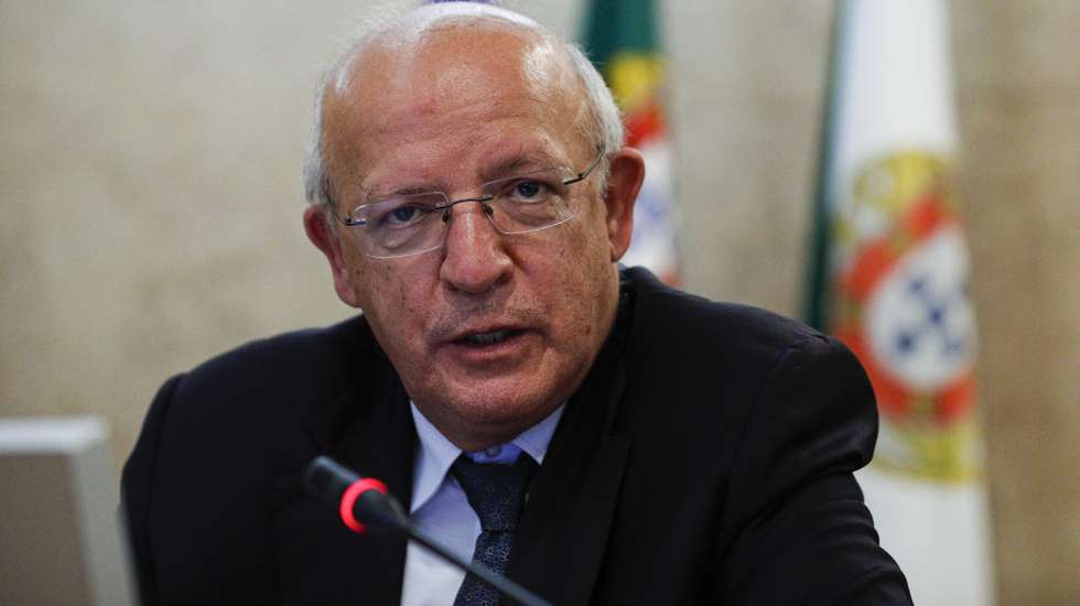 O ministro de Estado e dos Negócios Estrangeiros, Augusto Santos Silva, durante a sua audição perante a Comissão de Assuntos Europeus, na Assembleia da República, em Lisboa, 23 de junho de 2021. ANTÓNIO COTRIM/LUSA