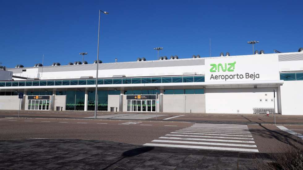 Terminal do Aeroporto de Beja, 21 de janeiro de 2021. NUNO VEIGA/LUSA