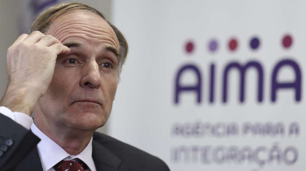 O presidente da Agência para a Integração, Migrações e Asilo (AIMA), Pedro Portugal Gaspar, durante a entrevista à agência Lusa, em Lisboa, 01 de outubro de 2024. (ACOMPANHA TEXTO DE 2 DE OUTUBRO DE 2024). ANTÓNIO COTRIM/LUSA