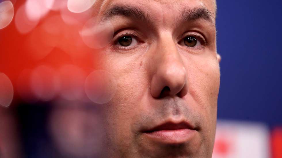 epa07064278 Monaco's head coach Leonardo Jardim attends a press conference in Dortmund, Germany, 02 October 2018. AS Monaco will face Borussia Dortmund in their UEFA Champions League Group A soccer match on 03 October 2018.  EPA/FRIEDEMANN VOGEL