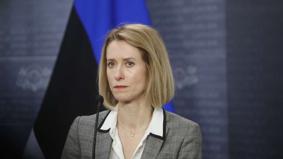 epa11322323 Estonian Prime Minister Kaja Kallas attends a joint press conference the meeting in Riga, Latvia, 06 May 2024. German Chancellor Olaf Scholz visited Latvia for meetings with the Prime Ministers of three Baltic states, Latvian Prime Minister Evika Silina, Lithuania's Ingrida Simonyte and Estonia's Kaja Kallas. This so-called '3+1' format has become a tradition in which the leaders of the Baltic states discuss current issues with the German chancellor. The heads of government discussed security and defense issues, topical issues of the European Union's agenda, support for Ukraine in the fight against Russian aggression, as well as economic cooperation and the development of regional projects in the fields of energy and transport.  EPA/TOMS KALNINS