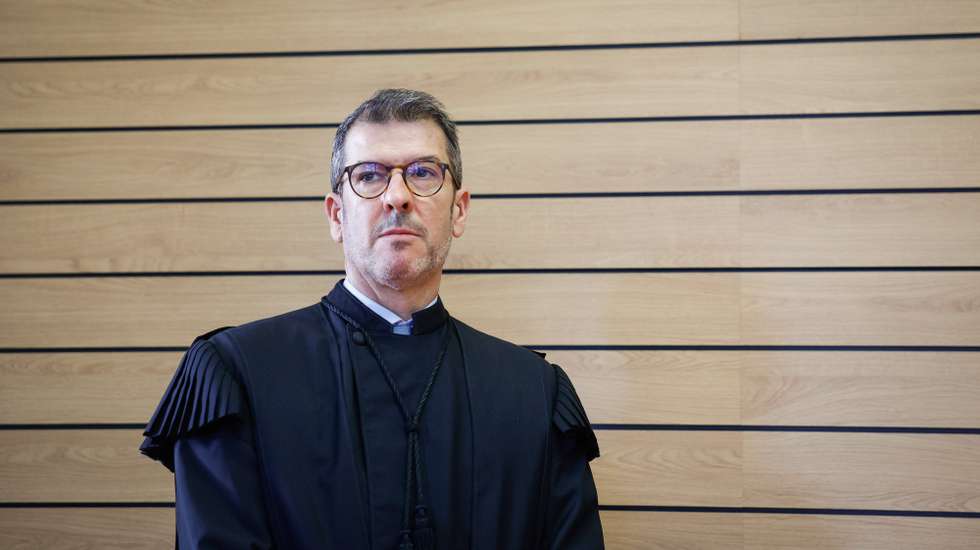 O novo diretor do Departamento Central de Investigação e Ação Penal (DCIAP), Rui Cardoso, durante a cerimónia de tomada de posse, na Procuradoria Geral da República, em Lisboa, 18 de novembro de 2024. ANTÓNIO PEDRO SANTOS/LUSA