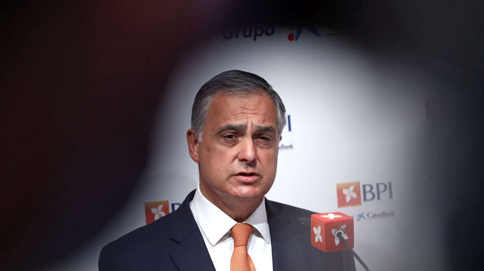 O CEO do Banco Português de Investimento (BPI), João Pedro Oliveira e Costa, intervérm durante a apresentação dos resultados de 2021, em Lisboa, 02 de fevereiro de 2022. ANTÓNIO PEDRO SANTOS/LUSA