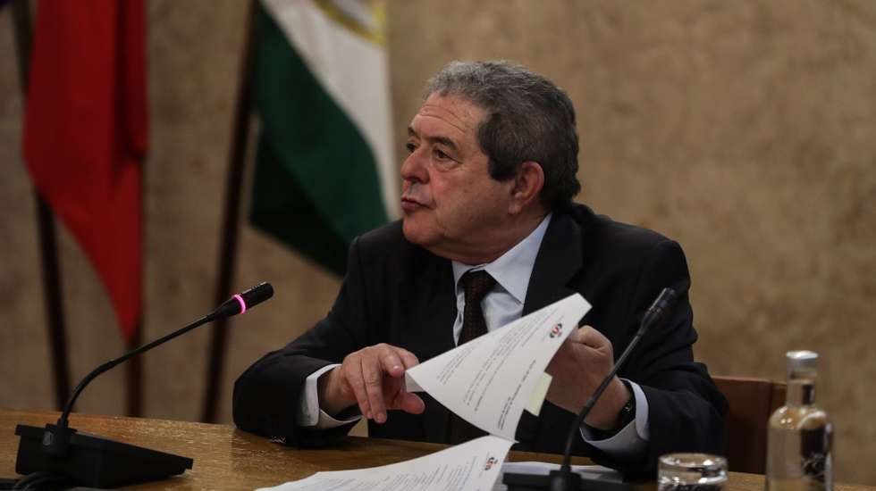 João Almeida da Comissão Nacional de Eleições fala em conferência de imprensa sobre as eleições para a Assembleia da República em Lisboa, 16 de fevereiro de 2022. TIAGO PETINGA/LUSA