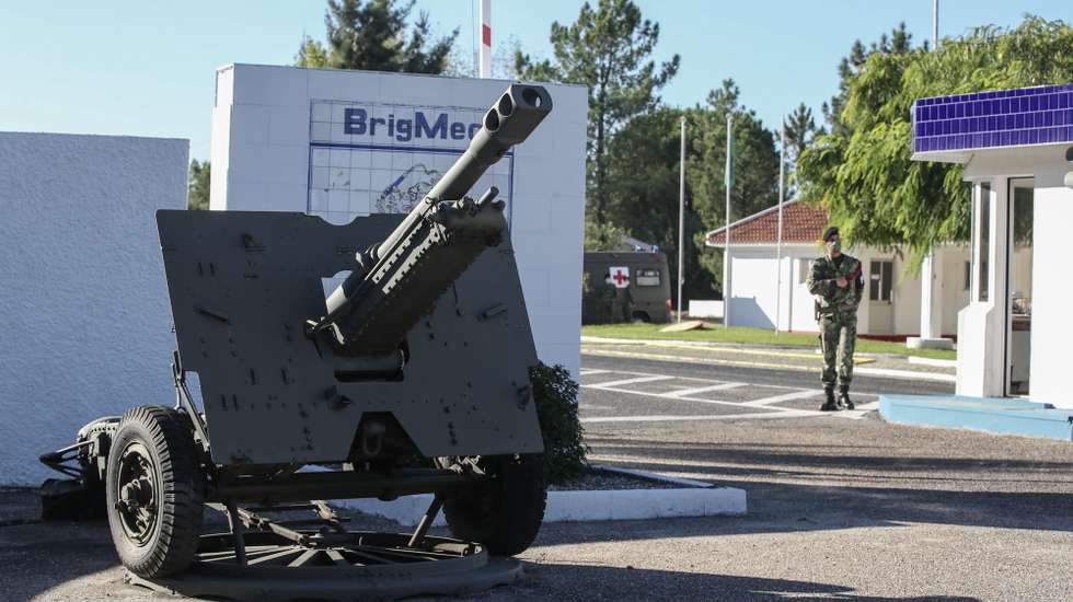 Porta de Armas do Campo Militar de Santa Margarida, Constância, 29 de setembro de 2021. PAULO NOVAIS/LUSA
