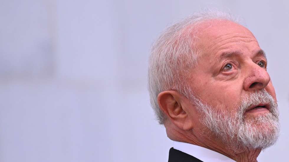 epa10988168 President of Brazil Luiz Inacio Lula da Silva participates in the graduation ceremony of new diplomats from the Rio Branco Institute at the Itamaraty Palace in Brasilia, Brazil, 21 November 2023.  EPA/ANDRE BORGES