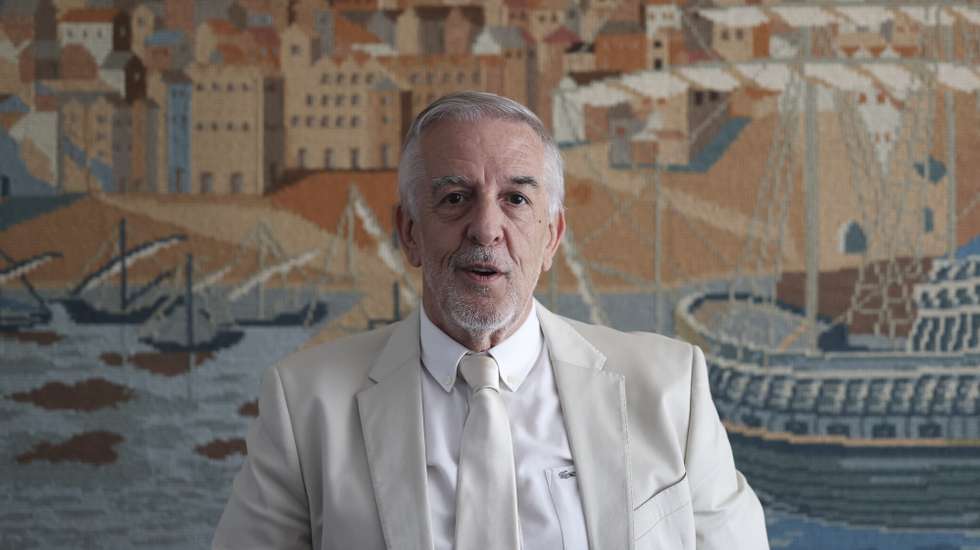 O presidente do Conselho Económico e Social (CES), Luís Pais Antunes, posa para a foto durante uma entrevista à Agência Lusa, em  Lisboa, 18 de julho de 2024. (ACOMPANHA TEXTO DO DIA  DE 21 DE JULHO DE 2024) ANTÓNIO COTRIM/LUSA