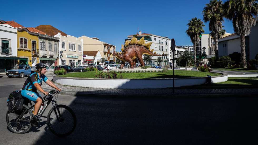 Rotunda dos Dinossauros em Lourinhã, 16 de agosto de 2017. MÁRIO CRUZ/LUSA