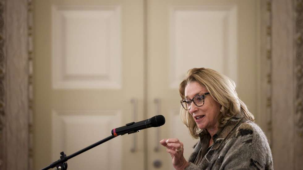 A ministra do Trabalho, Solidariedade e Segurança Social, Maria do Rosário Ramalho, intervém durante a 6.ª Conferência “Fórum Produtividade &amp; Inovação”, em Lisboa, 07 de janeiro de 2025. FILIPE AMORIM/LUSA