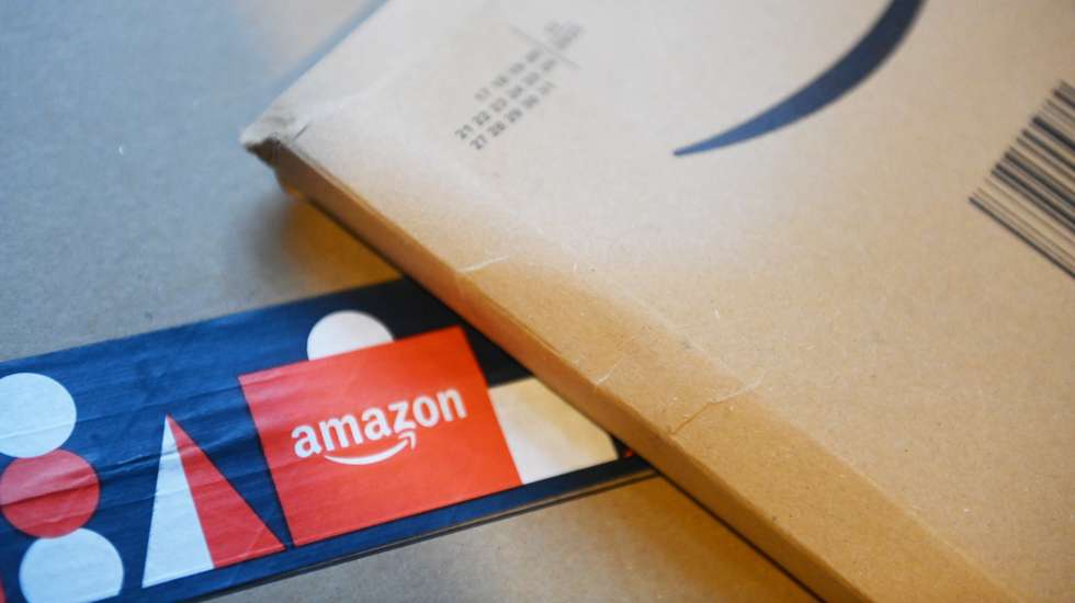 epa10398230 Amazon parcels in London in Britain, 10 January 2023. Amazon is to shut three UK warehouses of Hemel Hempstead, Doncaster, and Gouroc which will affect 1,200 jobs. According CEO Andy Jassy, Amazon is planning to lay off more than 18,000 employees as part of a workforce reduction.  EPA/NEIL HALL