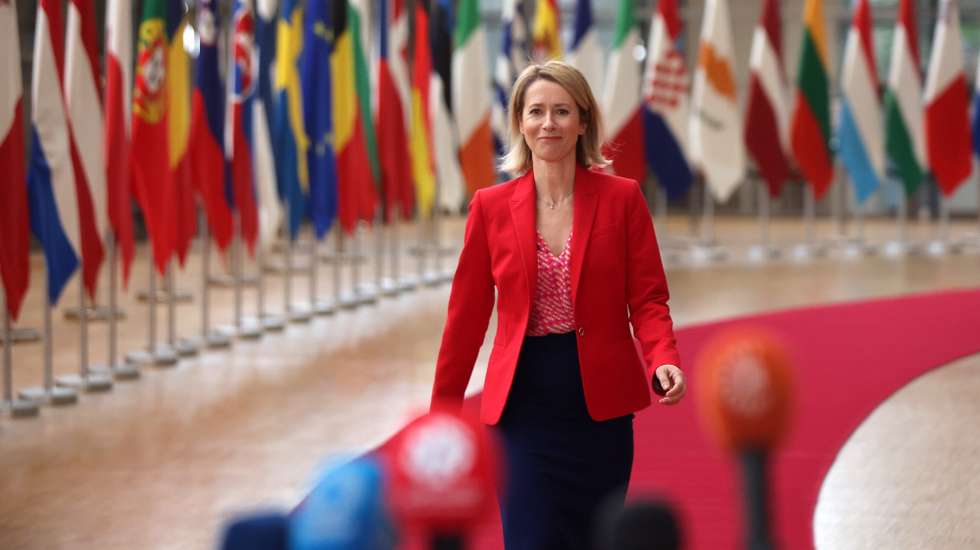 epaselect epa12946790 European Union High Representative for Foreign Affairs and Security Policy and Vice-President of the European Commission Kaja Kallas arrives for a meeting of the Foreign Affairs Council (FAC) in Brussels, Belgium, 11 May 2026. EU foreign ministers meet to discuss Russia's war against Ukraine, including the High-Level Meeting of the International Coalition for the Return of Ukrainian Children, as well as the situation in the Middle East, the Western Balkans, and preparations for the EU-Syria high-level political dialogue later in the day.  EPA/OLIVIER HOSLET