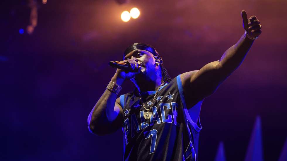 O rapper português Plutónio atua durante a 19.ª edição do Festival Marés Vivas, Matosinhos, 17 de julho de 2026. JOSÉ COELHO/LUSA