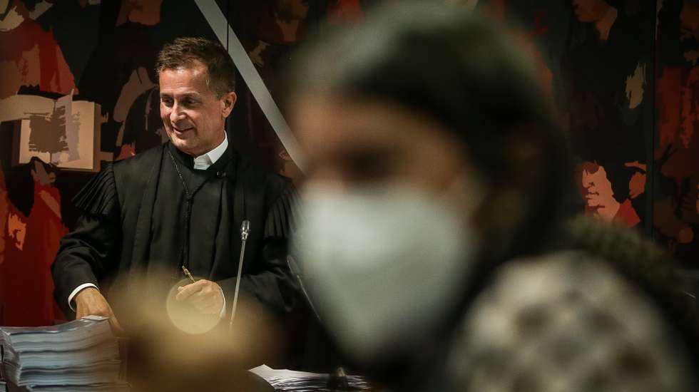 The judge Ivo Rosa during the instructional decision session of the high-profile corruption case known as Operation Marques, which involves the Portugal's former Prime Minister Jose Socrates,  at the Justice Campus in Lisbon, Portugal, 9 April 2021. Operation Marques has 28 defendants - 19 people and 9 companies - including former Prime Minister Jose Socrates, banker Ricardo Salgado, businessman and friend of Socrates Carlos Santos Silva and senior staff of Portugal Telecom and is related to crimes of corruption, active and passive, money laundering, document forgery and tax fraud. MARIO CRUZ/POOL/LUSA
