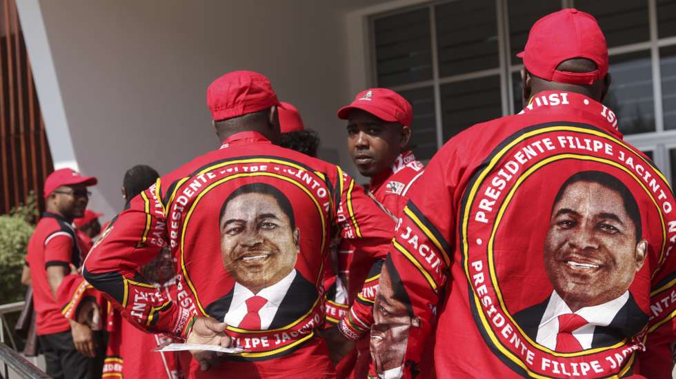 Frelimo Protest Frelimo: desarmamento garante eleições livres – Observador