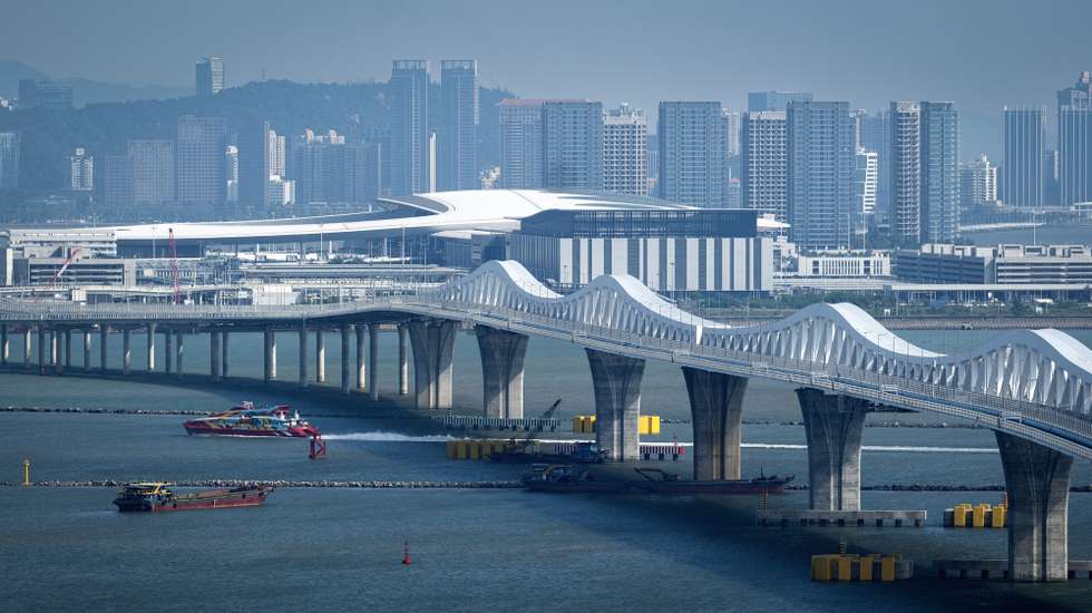 Ponte Macau, a quarta e nova travessia de Macau para a Taipa, China, 6 de outubro de 2024. Inaugurada em Outubro. GONÇALO LOBO PINHEIRO/LUSA