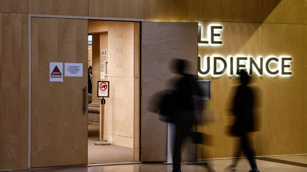 epa11408627 People enter the temporary courtroom during the verdict of the appeal trial of the Nice truck attack trial case, at the 'Palais de Justice' courthouse in Paris, France, 13 June 2024. On 14 July 2016, 86 people were killed and hundreds injured after a truck plowed through the crowd on the Promenade des Anglais in Nice during celebrations of Bastille Day.  EPA/Mohammed Badra