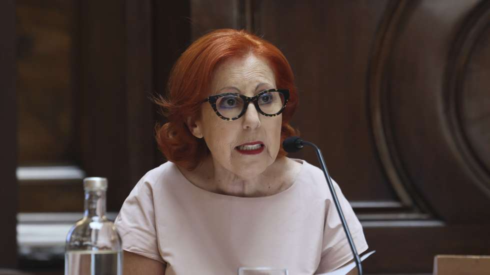 A ministra do Ambiente e Energia, Maria da Graça Carvalho, durante a audição na Comissão de Ambiente e Energia. na Assembleia da República, Lisboa, 01 de julho de 2026.  MANUEL DE ALMEIDA/LUSA