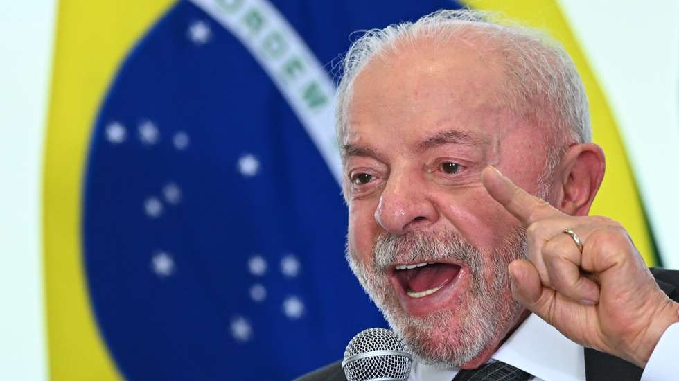 epa13212235 Brazilian President Luiz Inacio Lula da Silva speaks during a bill-signing ceremony at the Planalto Palace in Brasilia, Brazil, 04 September 2026. Lula signed three laws creating funds for the Federal Justice, the Superior Court of Justice (STJ), the Federal Public Defender's Office and the Public Prosecution Service of the Union.  EPA/ANDRE BORGES