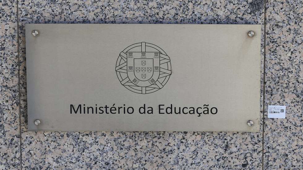 Logotipo do Ministério da Educação, Lisboa 15 de abril de 2024. ANTÓNIO COTRIM/LUSA