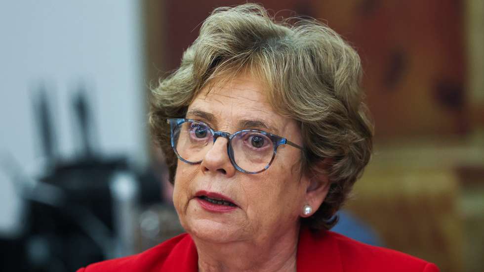 A Provedora de Justiça, Maria Lúcia Amaral, durante a sua audição perante a Comissão de Assuntos Constitucionais, Direitos, Liberdades e Garantias, que decorreu na Assembleia da República, em Lisboa, 10 de outubro de 2024. ANTÓNIO COTRIM/LUSA