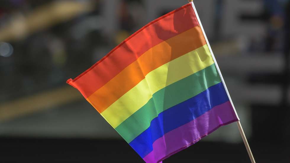 epa07663431 (FILE) - A pride flag during the 49th annual New York City Gay Pride March that commemorates the riots that erupted in response to a police raid at a New York gay bar, in New York, USA, 24 June 2018 (reisssued 21 June 2019). Located in New York City's Christopher Street in the Greenwich Village district the gay bar became famous in the LGBT (Lesbian, gay, bisexual, and transgender) community worldwide when gay people gathered to protest against a police raid in the morning hours of 28 June 1969. The uprise against the raids and a series of protests against the homophobic policy in the US of the 1950's and 60's is regarded one of the most important events heralding the international gay liberation movement. The event that sees its 50th anniversary in 2019 is celebrated annually with Gay Pride and Christopher-Street-Day parades all over the world.  EPA/PORTER BINKS *** Local Caption *** 54438441