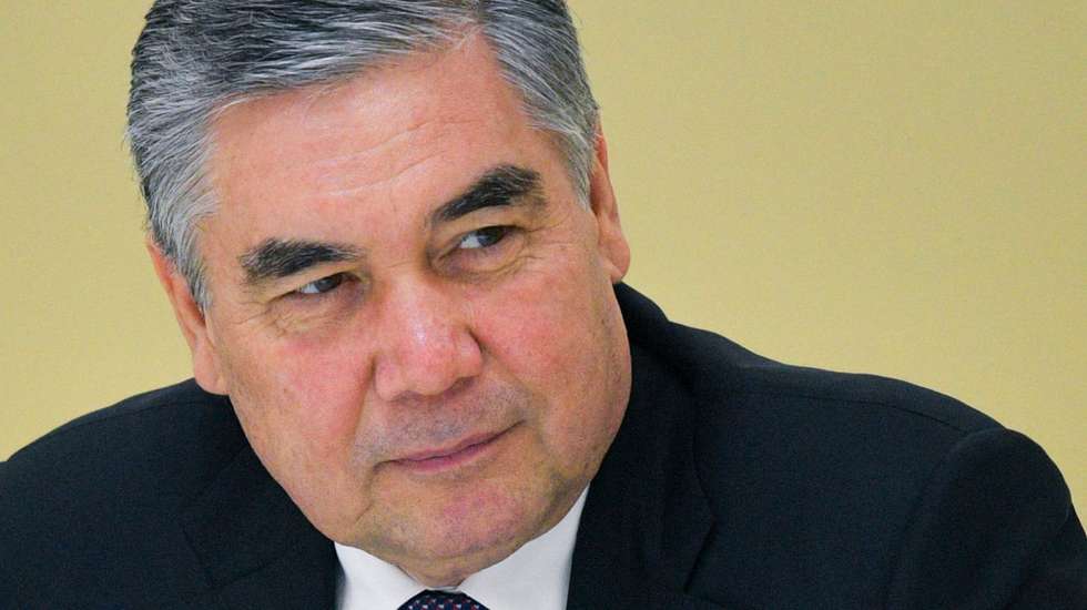 epa07912658 Turkmenistan's President Gurbanguly Berdymukhamedov attends  a  meeting of the Council of the Commonwealth of Independent States (CIS) Heads of State in Ashgabat, Turkmenistan, 11 October 2019. The CIS leaders meet in Ashgabat to review trade, economic, social, foreign policy and security cooperation of their countries.  EPA/ALEXEI DRUZHININ / SPUTNIK / KREMLIN POOL MANDATORY CREDIT