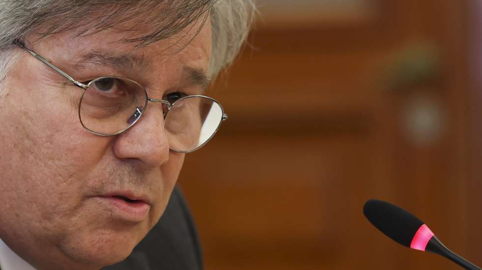 O ex-administrador não-executivo da TAP, Diogo Lacerda Machado, durante a sua audição na Comissão Parlamentar de Inquérito à Tutela Política da Gestão da TAP na Assembleia da República, em Lisboa, 11 de maio de 2023.  JOSÉ SENA GOULÃO/LUSA