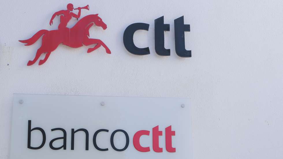 Logotipo do banco CTT, Lisboa, 10 de fevereiro  de 2021. ANTÓNIO COTRIM/LUSA