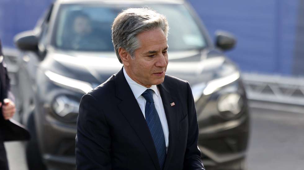 epa11758157 US Secretary of State Anthony Blinken arrives at the venue for the 31st Ministerial Council of the Organization for Security and Co-operation in Europe (OSCE) in Ta’ Qali, Malta, 05 December 2024. The 31st OSCE Ministerial Council takes place on 05 and 06 December 2024 in Malta.  EPA/Domenic Aquilina