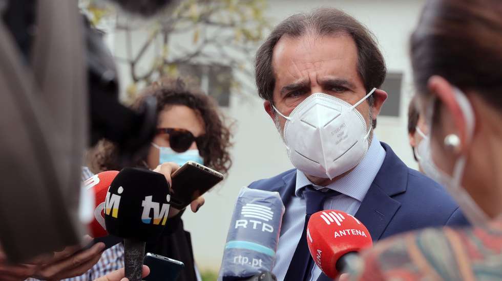 Covid-19: Presidente do Governo da Madeira Visita Hospital HOMEM DE GOUVEIA/LUSA
