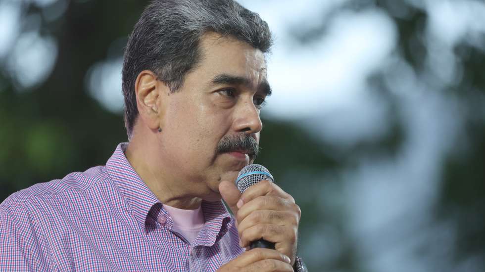 epa12622851 (FILE) - Venezuelan President Nicolas Maduro speaks during the Great March of Communal Youth in support of his government in Caracas, Venezuela, 13 November 2025 (reissued 03 January 2026). US President Trump has announced that the United States has 'successfully captured' Venezuelan leader Nicolas Maduro and his wife following a series of large-scale military strikes on Caracas on 03 January 2026. The Venezuelan government has accused Washington of launching a wave of military attacks against civilian and military targets across the country early 03 January morning.  EPA/MIGUEL GUTIERREZ