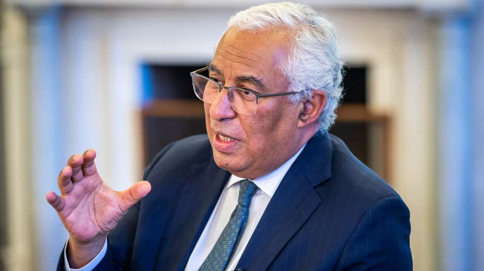 O primeiro-ministro, António Costa, em entrevista à Agência Lusa sobre a Cimeira Social da União Europeia, no Palácio de São Bento, em Lisboa, 05 de maio de 2021. (ACOMPANHA TEXTO DE 06 DE MAIO DE 2021) JOSÉ SENA GOULÃO/LUSA