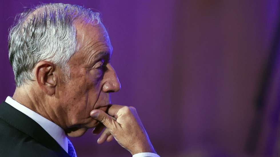 O Presidente da República, Marcelo Rebelo de Sousa, durante cerimónia de entrega da Bolsa José Manuel de Mello 2024 - Empreendedorismo, no Centro Cultural de Belém, em Lisboa, 28 de junho de 2024.  MANUEL DE ALMEIDA/LUSA