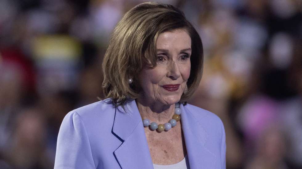 epa11559007 Former US Speaker of the House Nancy Pelosi walks off stage after delivering remarks during the third night of the Democratic National Convention (DNC) at the United Center in Chicago, Illinois, USA, 21 August 2024. The 2024 Democratic National Convention is being held from 19 to 22 August 2024, during which delegates of the United States' Democratic Party will vote on the party's platform and ceremonially vote for the party's nominee for president, Vice President Kamala Harris, and for vice president, Governor Tim Walz of Minnesota, for the upcoming presidential election.  EPA/MICHAEL REYNOLDS