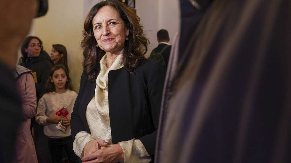 A ministra da Cultura, Dalila Rodrigues, durante a inauguração da Braga 25 - Capital Portuguesa da Cultura, Braga 25 de janeiro de 2025. HUGO DELGADO/LUSA