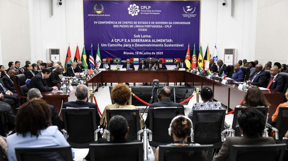 XV Conferência dos Chefes de Estados e de Governo da Comunidade dos Países de Língua Portuguesa (CPLP), em Bissau, Guiné-Bissau, 18 de julho de 2025. MANUEL DE ALMEIDA/LUSA