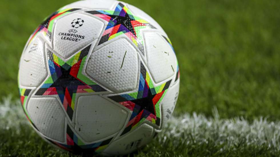 Bola de futebol  utilizada nos jogos da Liga dos Campeões  durante a  época de 2022/2023, 06 de setembro de 2022. ANTONIO COTRIM/LUSA