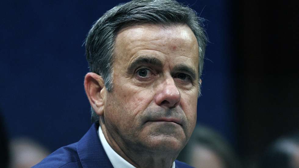 epa12833224 John Ratcliffe Director of the CIA during the House Select Committee on Intelligence on the 2026 Annual Worldwide Threats Assessment at the US Capitol, Washington USA, 19 March 2026.  EPA/WILL OLIVER