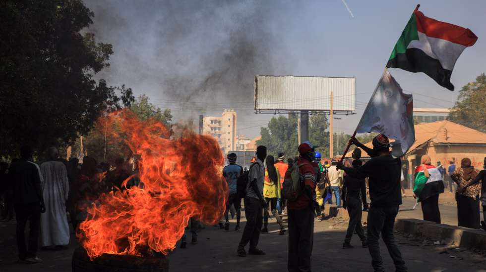Os protestos no Sudão
