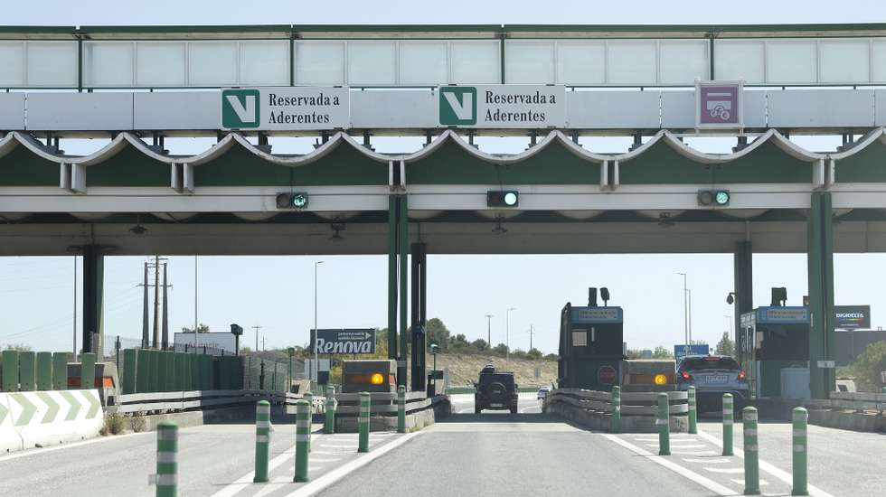 Portagem de Torres Novas, à saída da auto-estrada A1, Santarém, 02 de julho de 2023. ANTÓNIO PEDRO SANTOS/LUSA