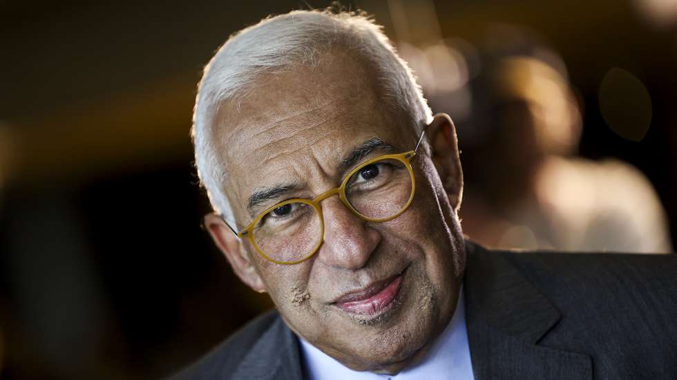 O presidente do Conselho Europeu, António Costa, antes do inicio da cerimónia comemorativa do centenário do nascimento de Mário Soares na Fundação Calouste Gulbenkian em Lisboa, 07 de dezembro de 2024. FILIPE AMORIM/LUSA