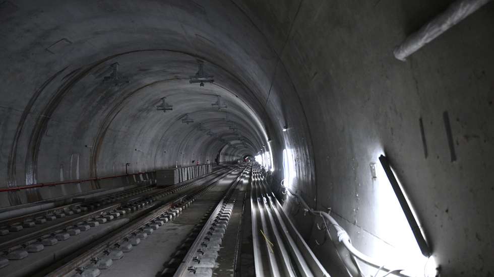 Obras da Linha Rosa da Metro do Porto. Porto, 09 de janeiro de 2026. FERNANDO VELUDO/LUSA