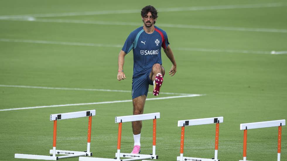 Portugal soccer team player Francisco Trincao during the training session at the training site at Garden District Park for the FIFA World Cup 2026, Palm Beach, Florida, USA, 25 June 2026. MIGUEL A. LOPES/LUSA